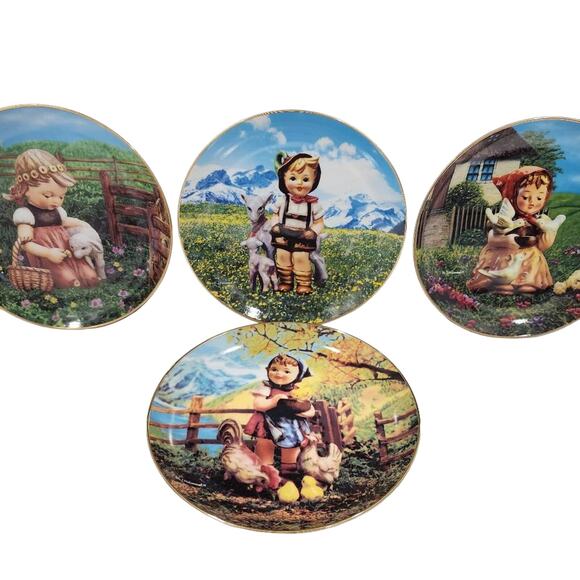 Hummel Other - M. I. Hummel 'Gentle Friends' Limited Edition Plate Collection by Danbury Mint